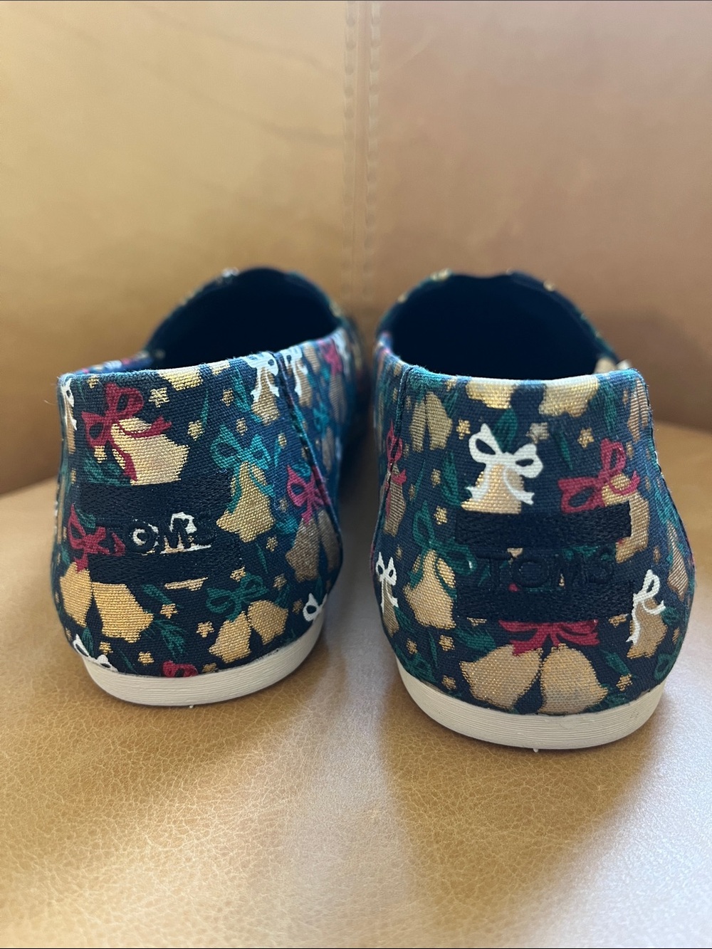 Toms Holiday Bows and Bells Slip-On Flats - Picture 4 of 4